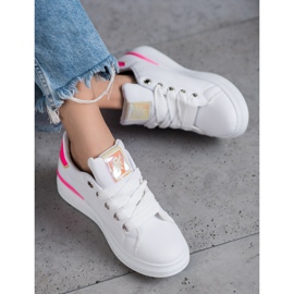 SHELOVET Bo-511w / rosa bianco 1