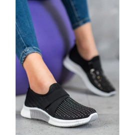 SHELOVET Slipons Neri Con Cristalli nero 1