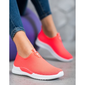 SHELOVET Scarpe sportive slip-on rosa 1