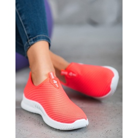 SHELOVET Scarpe sportive slip-on rosa 2
