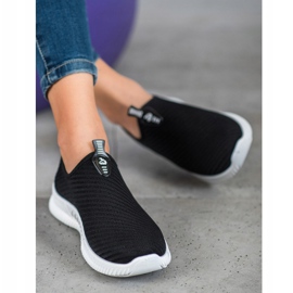 SHELOVET Scarpe sportive slip-on nero 2