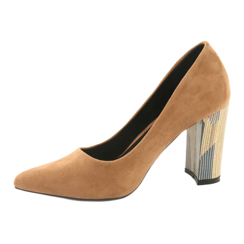 Décolleté Filippo 1103 in camoscio beige 2