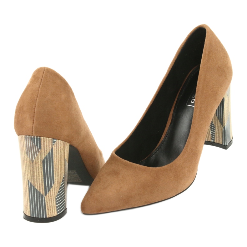Décolleté Filippo 1103 in camoscio beige 4
