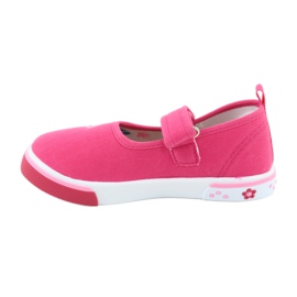 Ballerine a farfalla dell'Atletico con sottopiede in pelle rosa 2