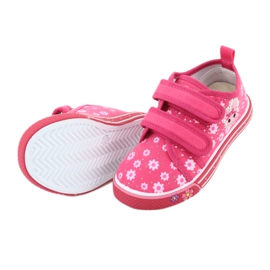 Sneaker Atletico daisy velcro rosa 4