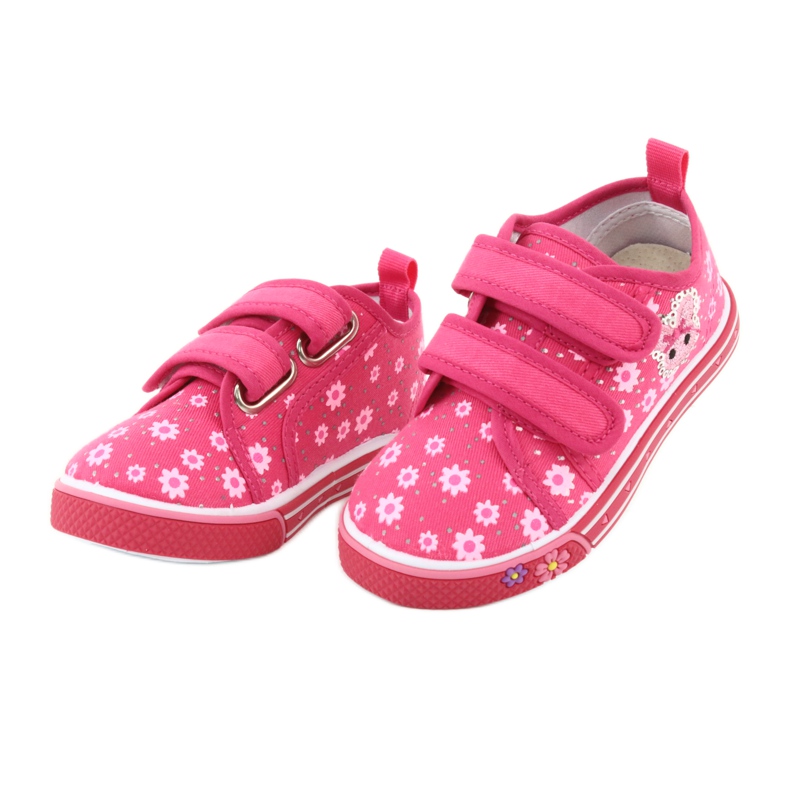 Sneaker Atletico daisy velcro rosa 3