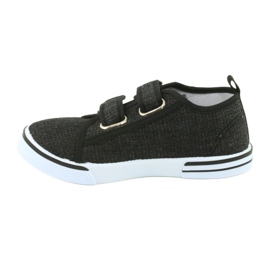 Sneakers con velcro Atletico jeans nero 2
