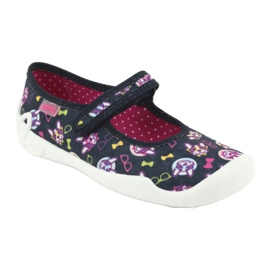 Scarpe per bambini Befado 114Y359 blu navy rosa multicolore 1