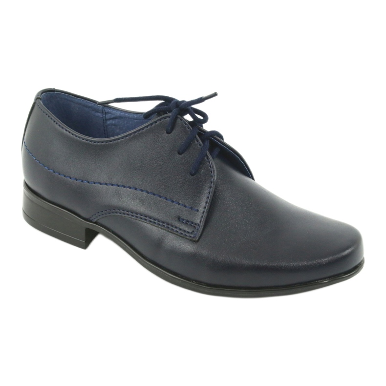 Gregors Scarpe da ragazzo in pelle blu blu inserto blu 1
