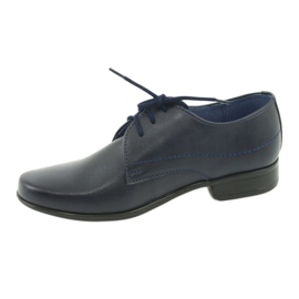 Gregors Scarpe da ragazzo in pelle blu blu inserto blu 2