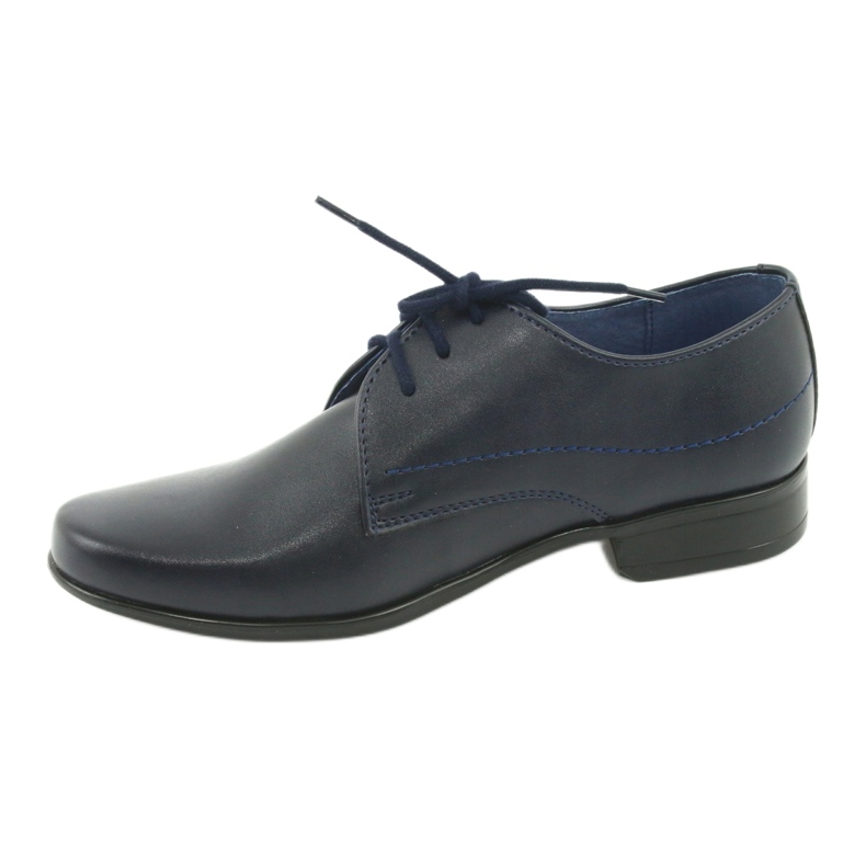 Gregors Scarpe da ragazzo in pelle blu blu inserto blu 2