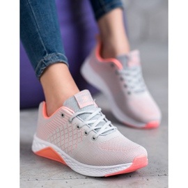 Ax Boxing Scarpe sportive in tessuto rosa 2