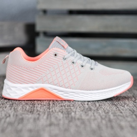 Ax Boxing Scarpe sportive in tessuto rosa 1