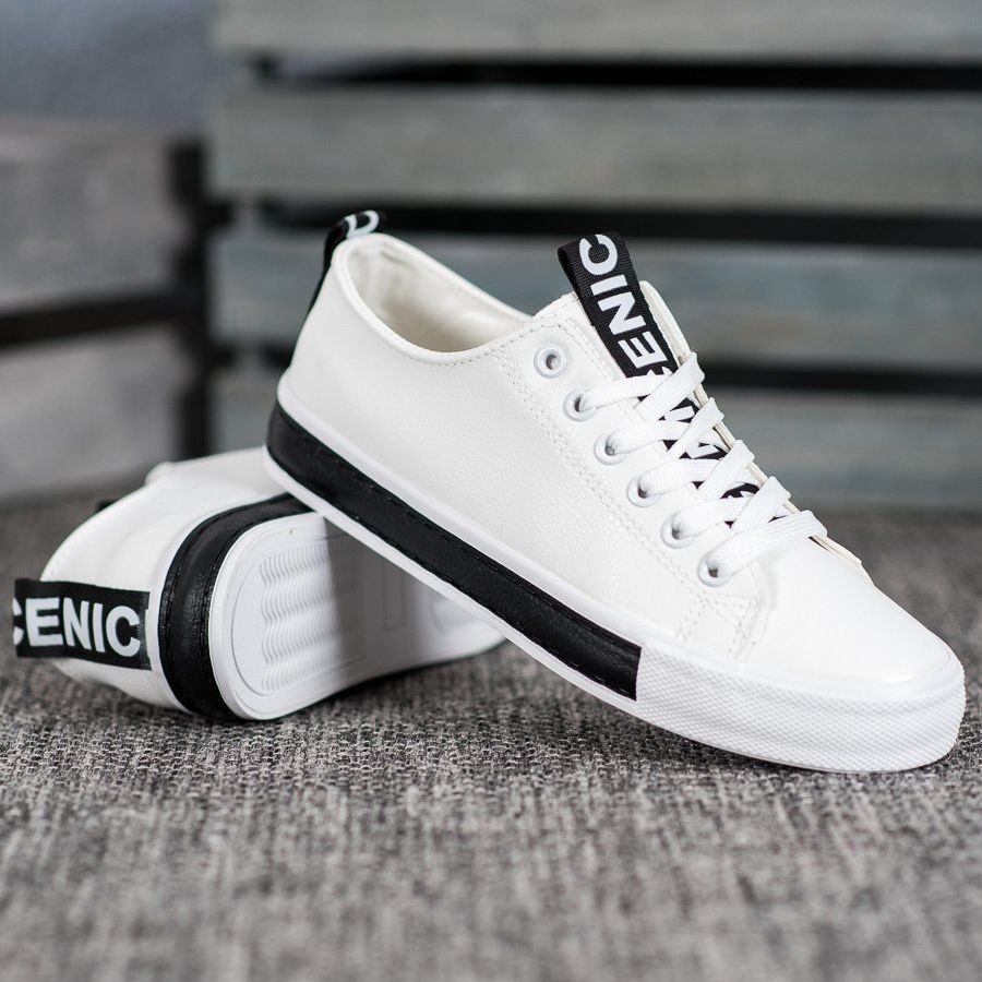 Bestelle Belle scarpe da ginnastica sportive bianca nero KeeShoes