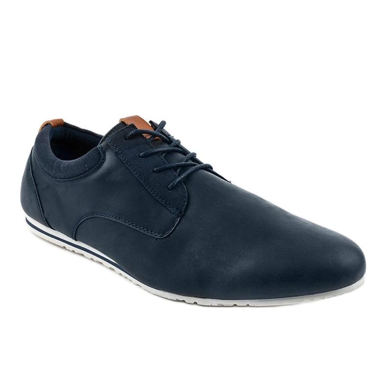 Scarpe casual da uomo blu navy 55383 1