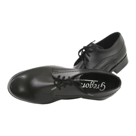 SCARPE DELLA CASCHI CASCHI PIELLA INSOLE GREGORS NERA 429 nero 5