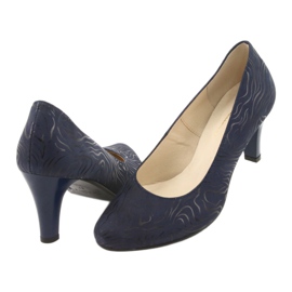 Décolleté Gregors 689 da donna blu navy 4