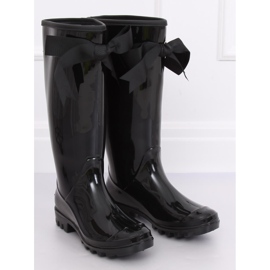 Galosce da donna nere 812-10 Nere nero giallo 1