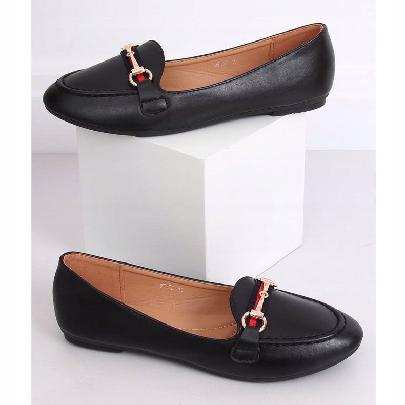 Mocassini neri 9F177 Nero 2