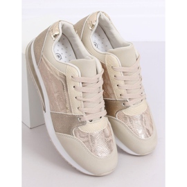 Scarpe sportive da donna oro BL206 Gold d'oro 1