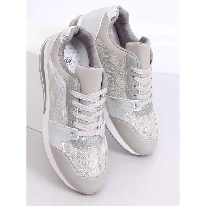 Scarpe sportive da donna argento BL206 Silver grigio 1