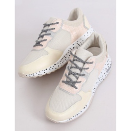 Scarpe sportive beige YL-22 Beige 1