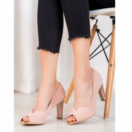 Décolleté VINCEZA a punta aperta rosa 1