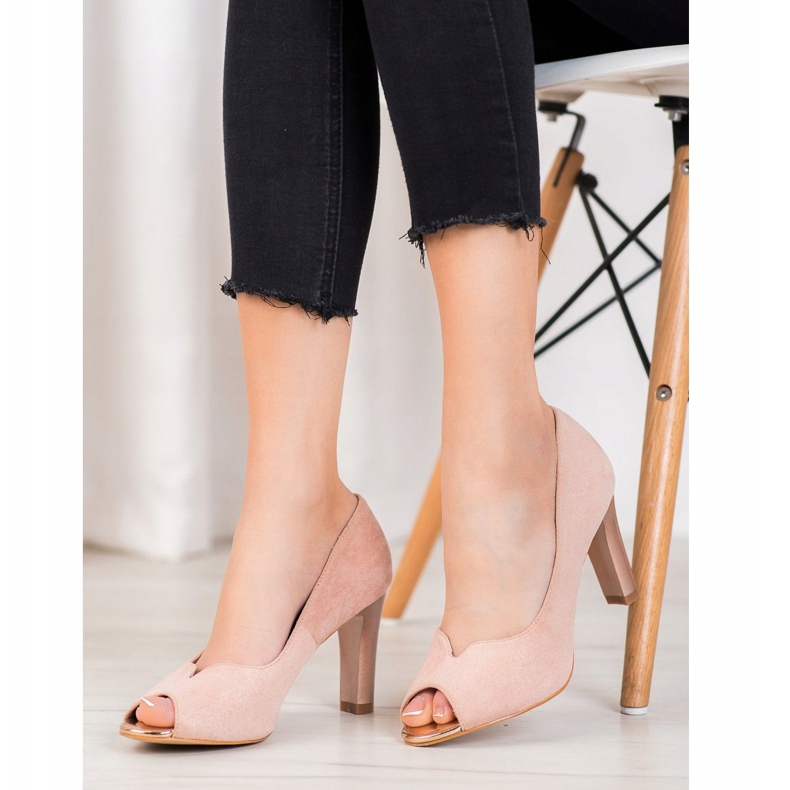 Décolleté VINCEZA a punta aperta rosa 1