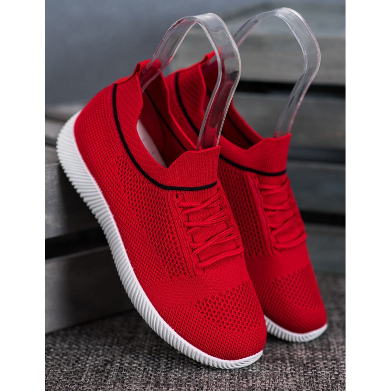 SHELOVET Scarpe sportive rosse rosso 2