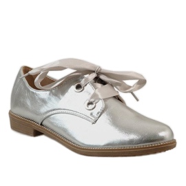 Scarpe stringate argento 188-233 grigio 1