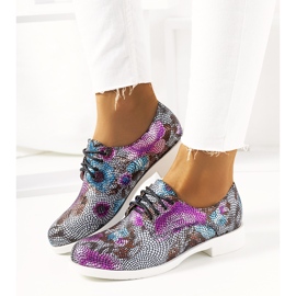 Classiche scarpe jazz floreali nere ZG629-1 nero 1