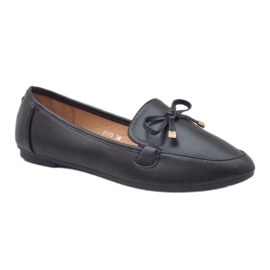 Mocassino ballerina in ecopelle nera 9F175 nero 1