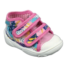Scarpe per bambini Befado arancione 212P064 bianca blu navy blu rosa giallo 1