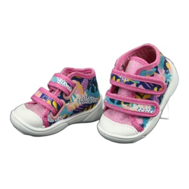 Scarpe per bambini Befado arancione 212P064 bianco blu navy blu rosa giallo 2