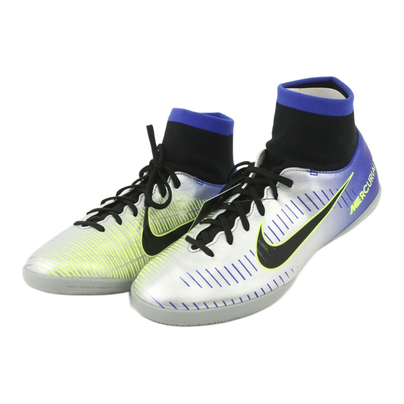 Scarpe indoor Nike Mercurial Victory 6 Df Njr Ic Jr 921491-407 argento 3