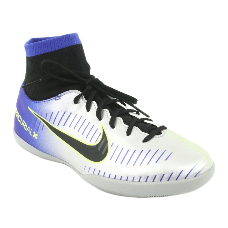 Scarpe indoor Nike Mercurial Victory 6 Df Njr Ic Jr 921491-407 argento 1