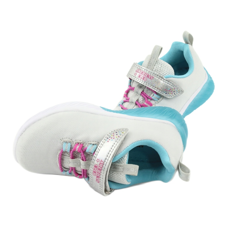Scarpe sportive American Club ES14 grigio/blu 6