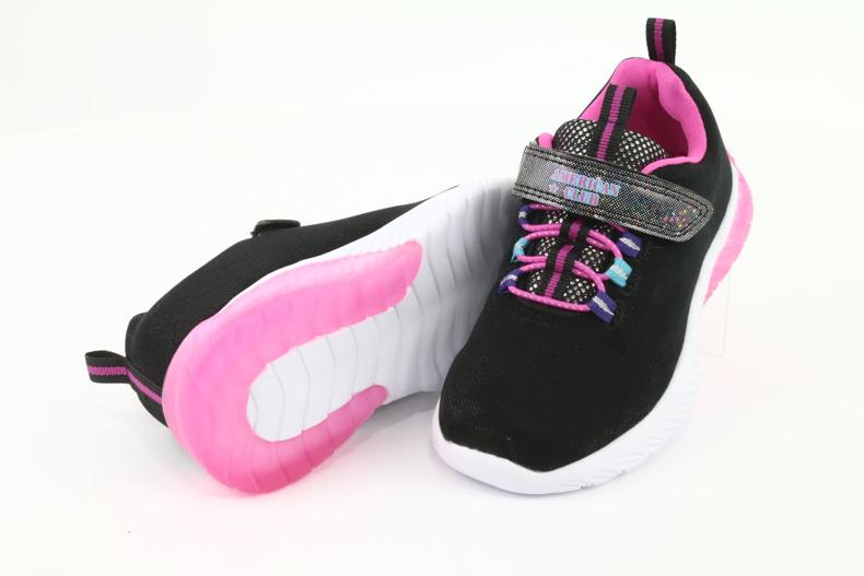 American Club ES14 scarpe sportive rosa nere nero viola 5
