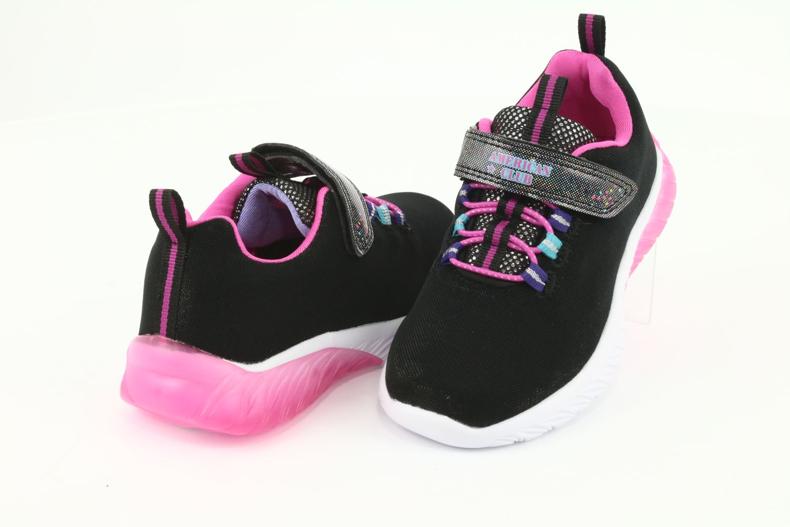 American Club ES14 scarpe sportive rosa nere nero viola 4