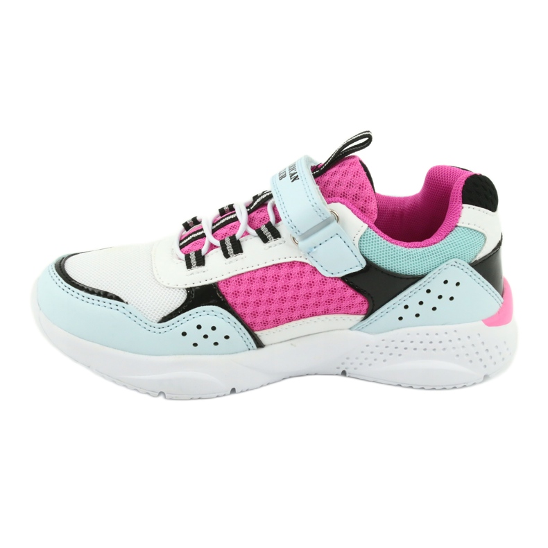 Scarpe sportive American Club ES07 alla moda bianco blu rosa 2