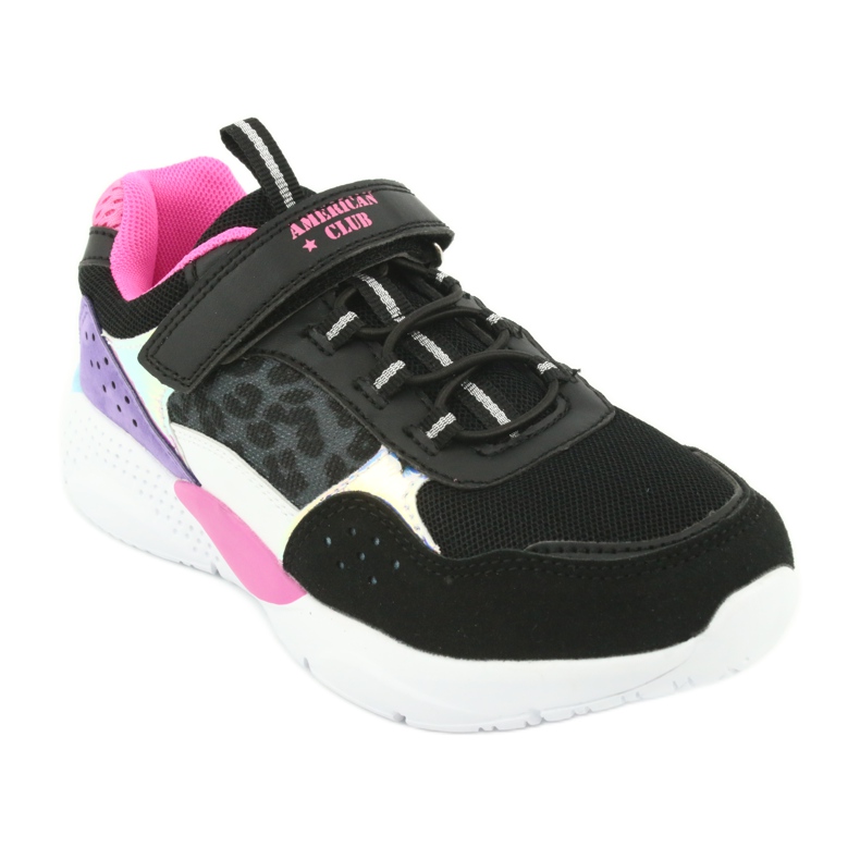 Scarpe sportive American Club ES07 alla moda nero viola rosa grigio 1