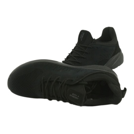 Scarpe sportive slip-on American Club HA05 nere nero 6