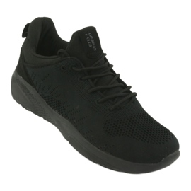 Scarpe sportive slip-on American Club HA05 nere nero 1