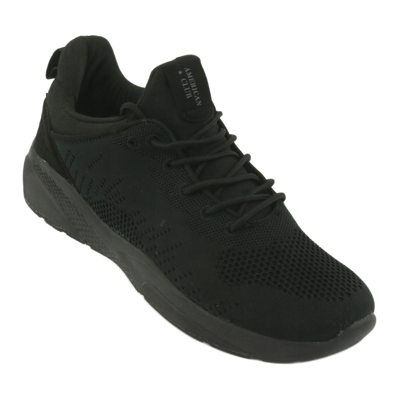 Scarpe sportive slip-on American Club HA05 nere nero 1
