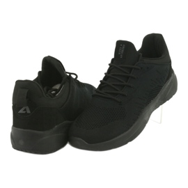 Scarpe sportive slip-on American Club HA05 nere nero 4