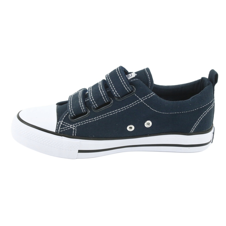 American Club Sneaker American LH31 blu navy con velcro 2