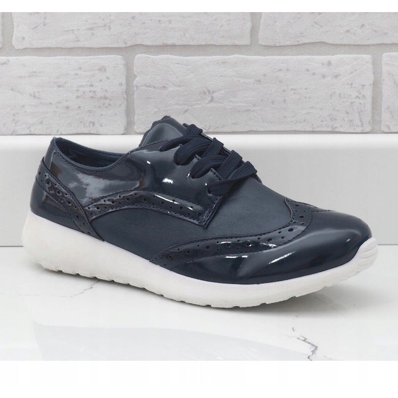 Scarpe sportive da donna blu navy YD-7 1