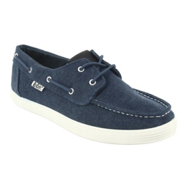 Mocassini da uomo Lee Cooper GC008Q-01 blu navy 1