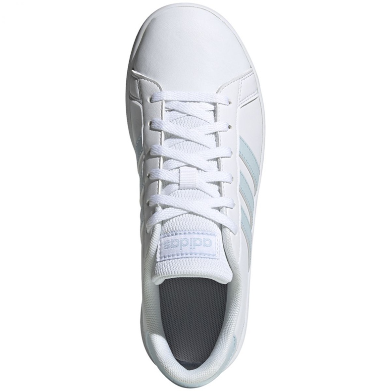 Scarpe adidas Grand Court K Jr EG1994 bianca blu 1