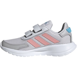 Adidas Tensaur Run C Jr EG4148 scarpe rosa grigio 2